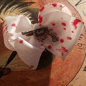 Handmade bloody style hairbow